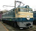 Preserved EF60 510 at Omiya Works open day in October 2011