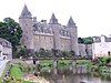 The three surviving towers of Josselin Castle