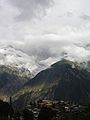 Kalpa and Kinnaur Kailash during monsoon weather