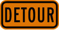 M4-8P Detour (plaque)