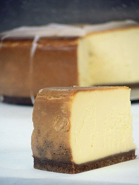 File:Plain cheesecake.jpg