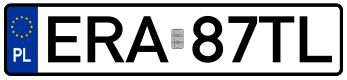 File:Polish license plate.svg