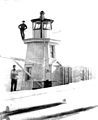 The first (wooden) Portland Breakwater Light