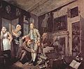 Der Erbe, William Hogarth, 1732-1735