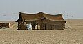 A Bedouin tent at Abu Kamal