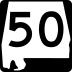 State Route 50 marker