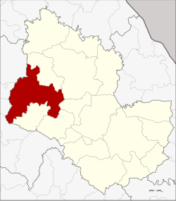 District location in Sakon Nakhon province