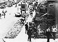 Image 18Mounted police chase demonstrators through Vancouver's East End during the Battle of Ballantyne Pier in 1935.