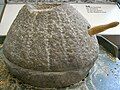 Quern-stone, side, at Bracken Hall.