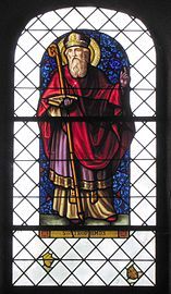 St. Trophimus of Arles, stained-glass window.