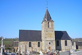 The church in Sainte-Marie-Outre-l'Eau