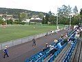 The pitch from the stands