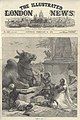 "Famine in India" front cover of Illustrated London News, February 21, 1874.