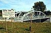 The Maurzyce Bridge as seen from a new bridge built slightly downstream.