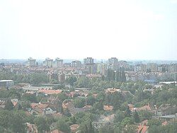 Panoramic view of Bistrica, July 2009