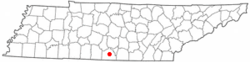 Location of Mimosa, Tennessee