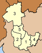 Map of districts