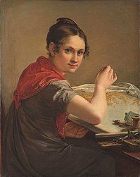 The Gold-Embroideress, 1826