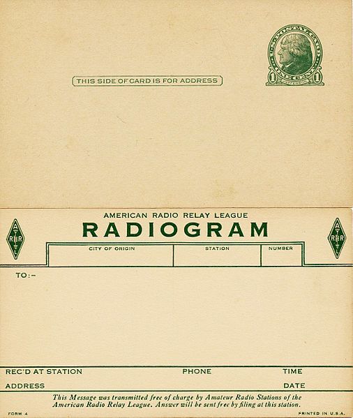 File:ARRL Radiogram.jpg