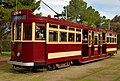 Type F1 tram no. 264, built 1929; 84 almost identical F and F1 types, constructed from 1921 to 1928, were the most numerous of Adelaide's electric trams