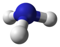 The molecular geometry can be inferred from the electron pair arrangement, showing that ammonia has trigonal pyramidal geometry.