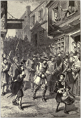 Sir Edmund Andros under arrest