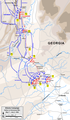 Map 1: The Atlanta Campaign from Dalton to Kennesaw Mountain (May 7 – July 2, 1864).