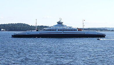 Bastø Fosen is a Norwegian ferry company that operates smaller ro-ro passenger car ferries on a short route between the towns Horten and Moss in Norway, connecting the two cities and metropolitan areas of Tønsberg and Fredrikstad.