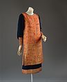 day dress with collarless tunic, ca 1924