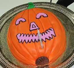 A Halloween cake