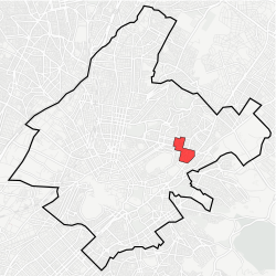 Location within Athens