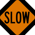 CW20-8 Slow (stop/slow paddle)