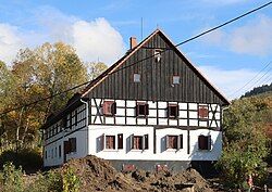 Timber framed house