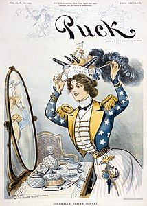 The cover of Puck from April 6, 1901