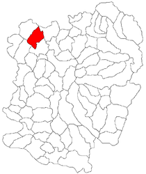 Location in Caraș-Severin County