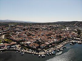 Aerial view of Sığacık