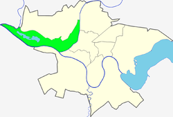 Location of Vilijampolė within Kaunas