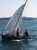 A traditional dorna, a fisherman boat common in the Ria de Arousa