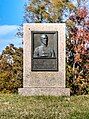 Relief portrait of Lightburn at Vicksburg National Military Park