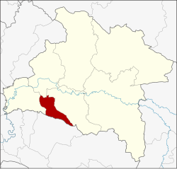 District location in Prachinburi province