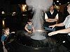 Children experimenting with vapor, Exploratorium