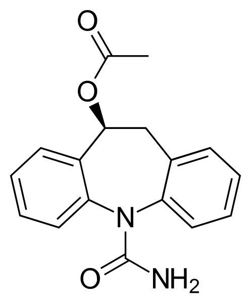 File:Eslicarbazepine acetate structure.svg