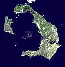 A Satellite image of Thera, November 21, 2000