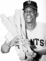 Willie Mays, New York Giants centerfielder, 1954