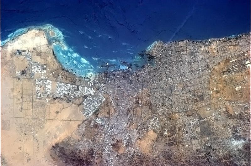 File:جدةFromTheISS.jpg