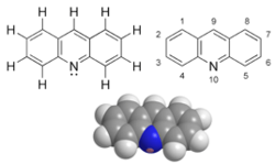 Acridine chemical structure