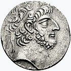 Obverse of an Antiochus XII coin