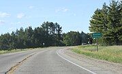 US 141 in Beecher, Wisconsin