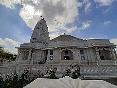 white marble Hindu temple