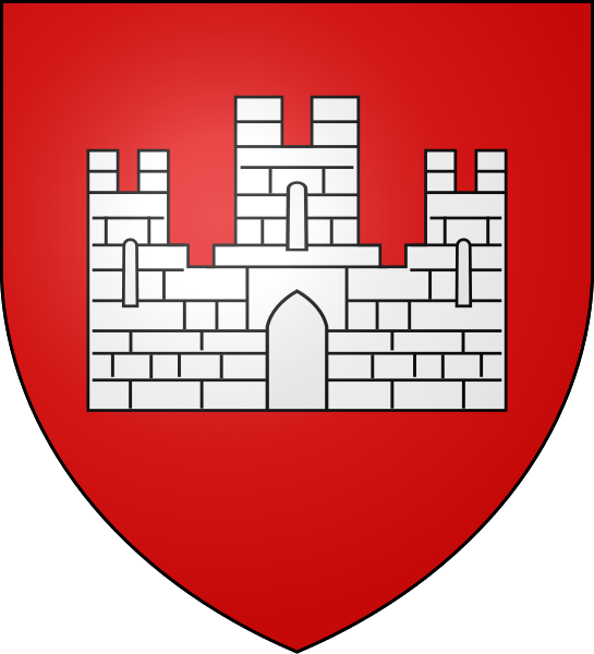 File:Blason-gueules-château-argent.svg